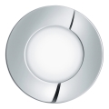 Eglo 96242 - LED-inbouwspot voor badkamer FUEVA 1, 1 LED/2,7W/230V, IP44, Ø 8,5 cm