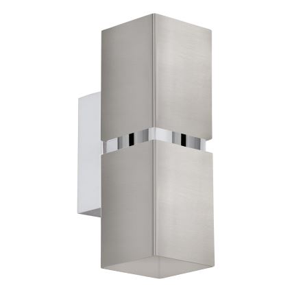 Eglo 96264 - LED-wandlamp PASSA 2xGU10/2,8W/230V vierkant