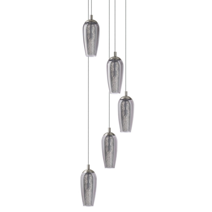 Eglo 96345 - Lustre LED suspendu sur câble FARSALA 5xG9/2,5W/230V