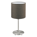 Eglo 96388 - lampe de table PASTERI 1xE27/60W/230V marron