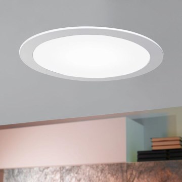 Eglo 96407 - Plafonnier encastré LED dimmable FUEVA 1 LED/10,95W/230V Ø 17 cm