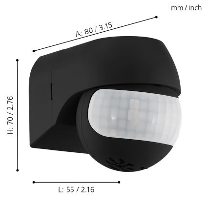 Eglo - Buitensensor IP44