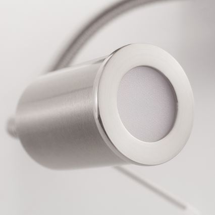 Eglo - LED Flexibel lamp 1xE27/40W+LED/3,8W taupe