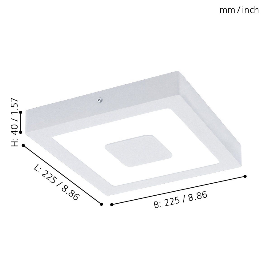 Eglo - LED Buitenplafondlamp LED/16,5W/230V IP44