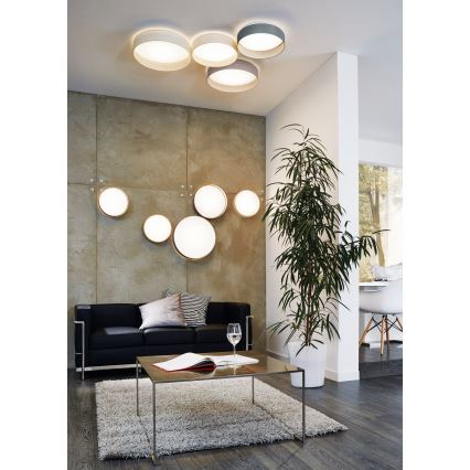 Eglo - Dimbare LED plafondlamp 1xLED/18W/230V beige