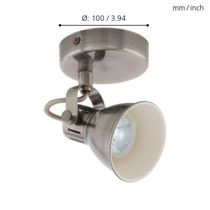 Eglo - Spot LED 1xGU10/3,3W/230V