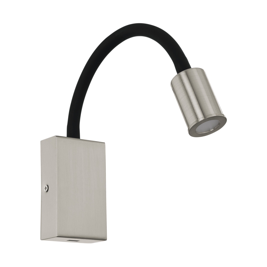 Eglo - LED Wandspot met USB-oplader 1xLED/3,5W/230V mat chroom