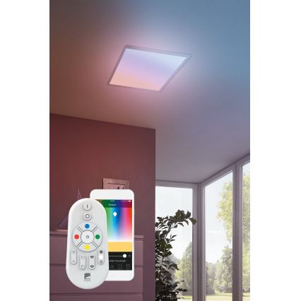 Eglo - Luminaire LED RVBW à intensité variable SALOBRENA-C LED/16W + télécommande