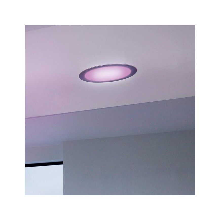 Eglo - Dimbare LED RGB Inbouw Lamp  FUEVA-C LED/15,6W/230V