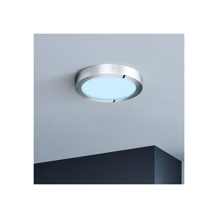 Eglo - LED RGBW dimbare plafondlamp FUEVA-C LED/15,6W/230V Bluetooth Ø 22,5 cm