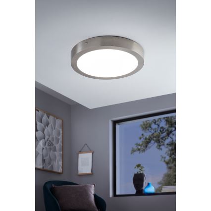 Eglo - Dimbare LED RGBW-plafondlamp FUEVA-C LED/21W/230V Bluetooth Ø 30 cm