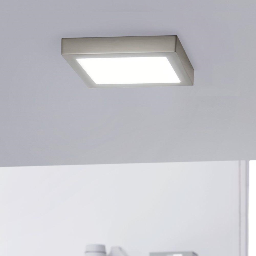 Eglo - Dimbaar LED RGBW plafondarmatuur FUEVA-C LED/15,6W/230V Bluetooth 22,5x22,5 cm