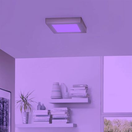 Eglo - LED RGBW Dimbaar plafondlamp FUEVA-C LED/15,6W/230V Bluetooth