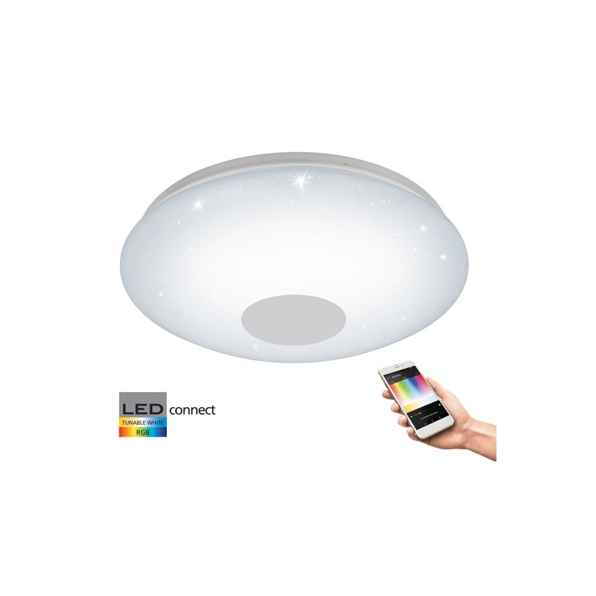 Eglo - Dimbare LED RGBW Plafond Lamp VOLTAGO-C LED/17W/230V