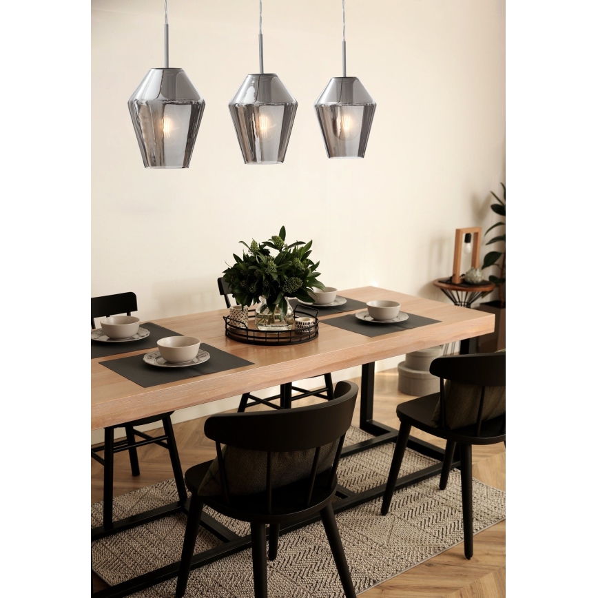 Eglo 96774 - Suspension sur câble MURMILLO 3xE27/28W/230V