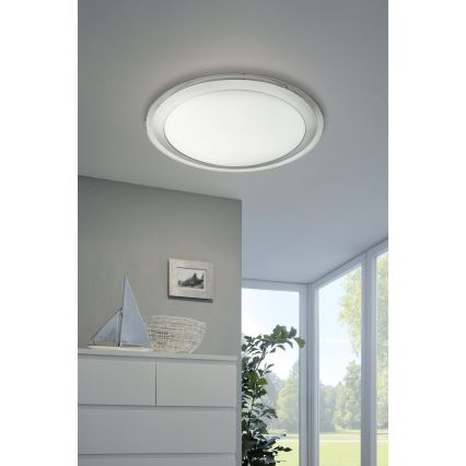 Eglo - Plafonnier LED RVBW à intensité variable COMPETA-C LED/17W/230V + télécommande