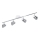Eglo 96837 - LED Spot MONCALVIO 1 4xGU10/5W/230V
