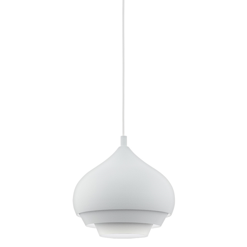 Eglo - Lustre avec fil 1xE27/60W/230V blanc
