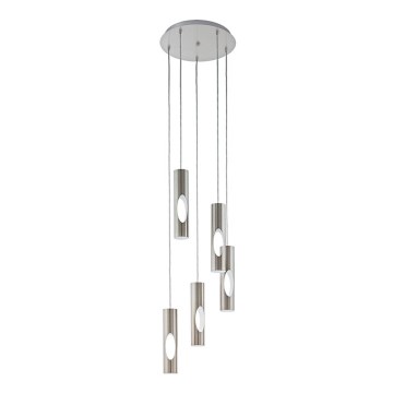 Eglo 96905 - LED Hanglamp aan draad CERATELLA 5xGU10/5W/230V