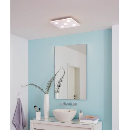 Eglo - LED Badkamer plafondverlichting 5xLED/4,5W/230V IP44