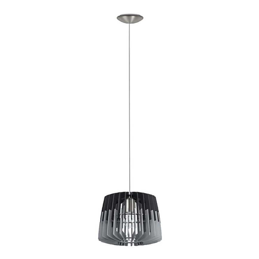 Eglo 96955 - Hanglamp aan koord ARTANA 1xE27/60W/230V grijs/zwart 300mm