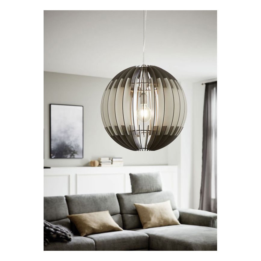Eglo 96973 - Hanglamp aan koord OLMERO 1xE27/60W/230V