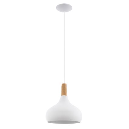 Eglo - Hanglamp 1xE27/60W/230V 280mm wit