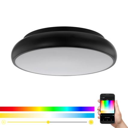 Eglo 96996 - LED RGB Plafond Lamp RIODEVA-C 1xLED/27W/230V