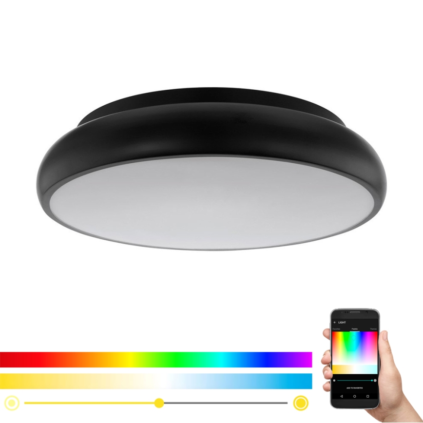 Eglo 96996 - LED RGB Plafond Lamp RIODEVA-C 1xLED/27W/230V