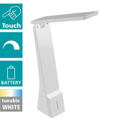 Eglo - Lampe de table LED à intensité variable 1xLED/1,8W/230V blanche