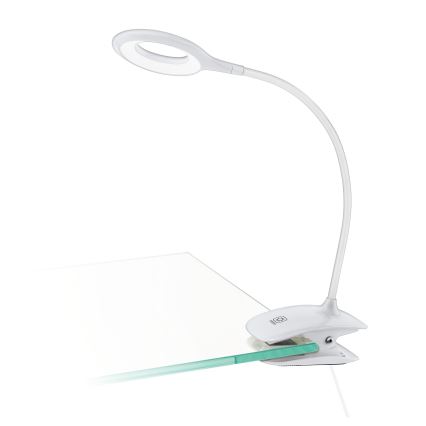 Eglo - Lampe à pince à intensité variable 1xLED/3W/230V 500 mAh blanc