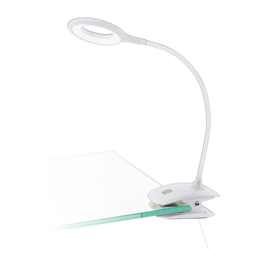 Eglo - Lampe à pince à intensité variable 1xLED/3W/230V 500 mAh blanc