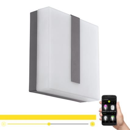 Eglo - Dimbare LED Wand Lamp voor Buiten TORAZZA-C LED/14W/230V IP44