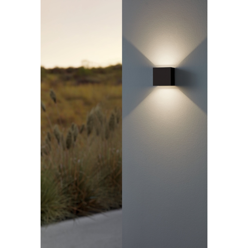 Eglo - LED Wandlamp voor buiten 2xLED/3,3W/230V IP54