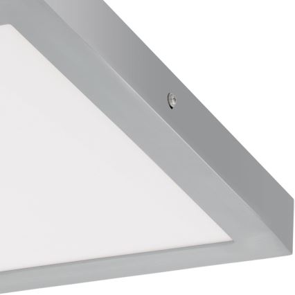 Eglo - LED Plafondverlichting 1xLED/25W/230V zilver hoekig