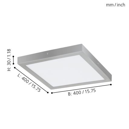 Eglo - LED Plafondverlichting 1xLED/25W/230V 4000K