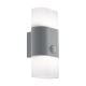 Eglo 97313 - LED Wandlamp voor buiten met sensor FAVRIA 1 2xLED/5,5W/230V IP44