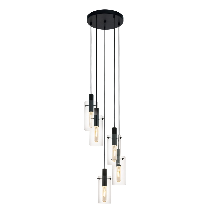Eglo -  Hanglamp aan koord 5xE27/60W/230V