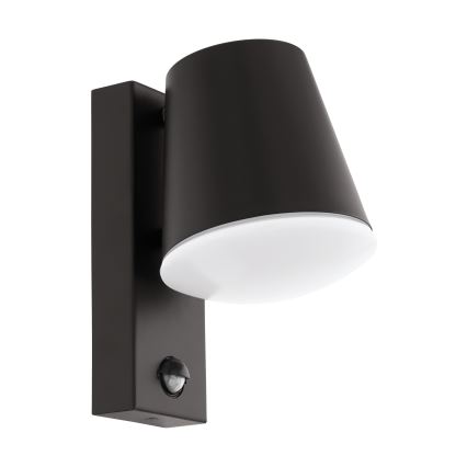 Eglo - Buiten wandlamp met sensor 1xE27/10W/230V IP44