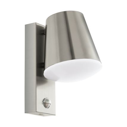 Eglo 97453 - Buitenwandlamp met sensor CALDIERO 1xE27/10W/230V IP44