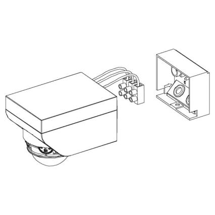 Eglo - Buitenbewegingsmelder 1m wit IP44