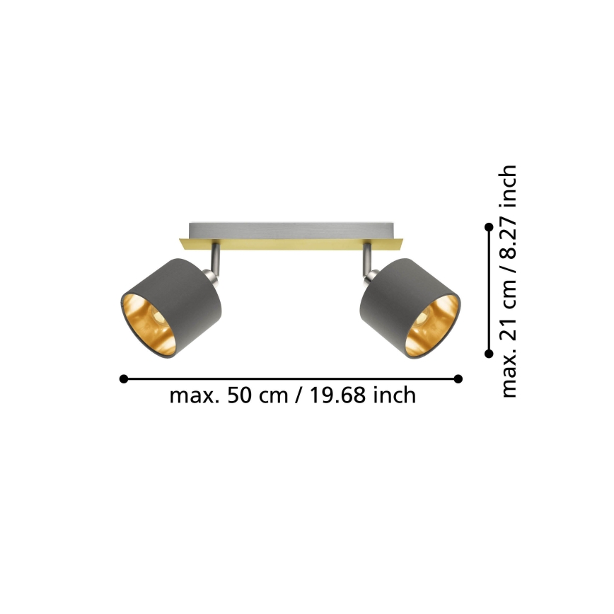 Eglo - Spot 2xE14/10W/230V