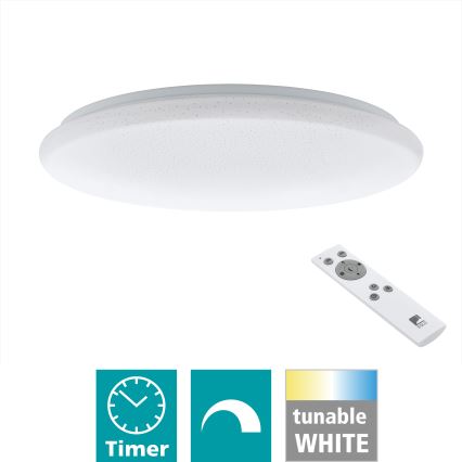 Eglo - Plafonnier à intensité variable LED/40W/230V + télécommande