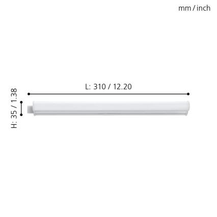 Eglo - LED Werkbladverlichting LED/3,2W/230V