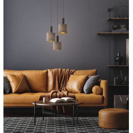 Eglo - Lustre avec fil 3xE27/60W/230V