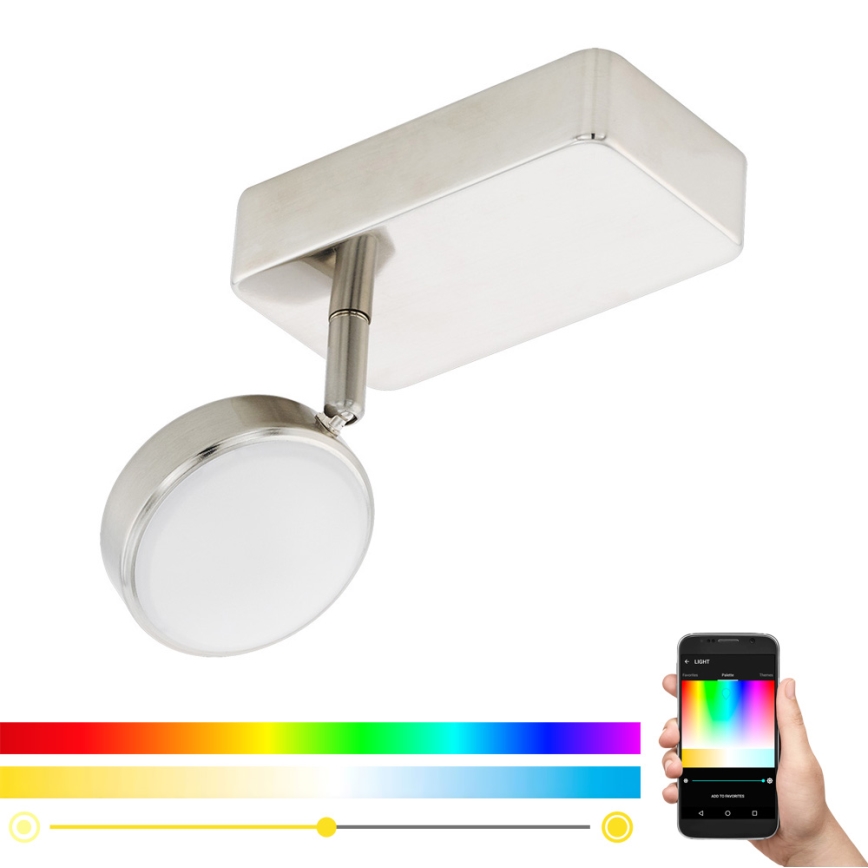 Eglo 97714 - LED RGB Dimbare inbouwspot CORROPOLI-C LED/5W/230V