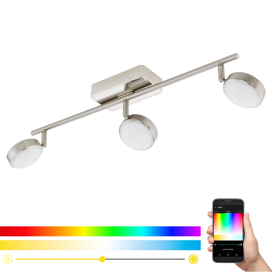 Eglo - Spot LED RGB CORROPOLI-C 3xLED/5W/230V