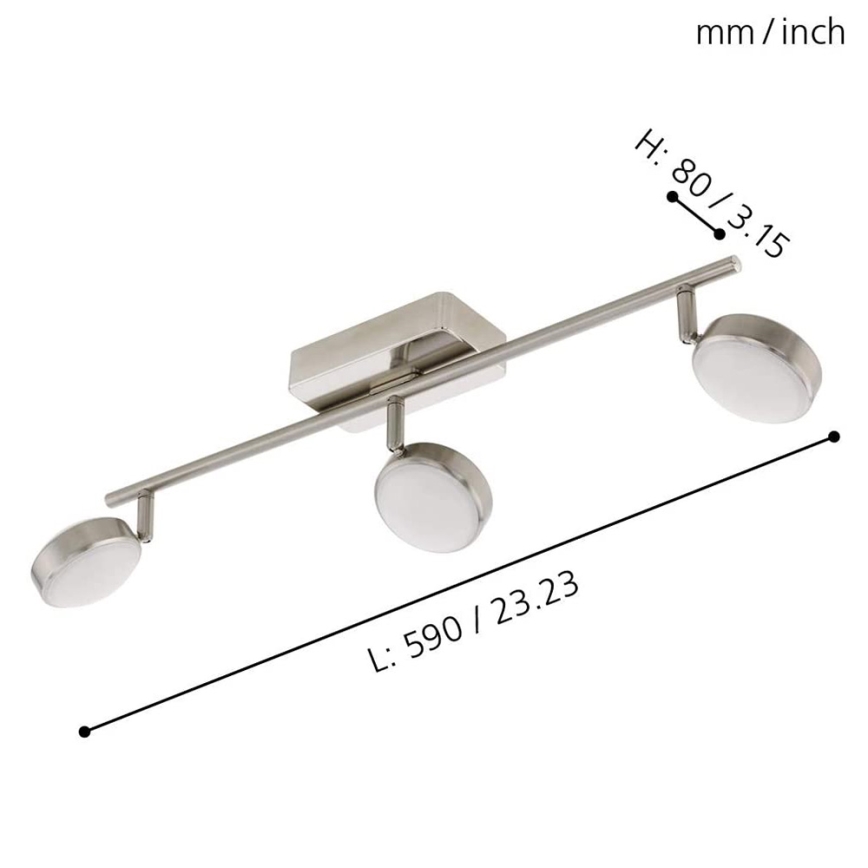 Eglo - Spot LED RGB CORROPOLI-C 3xLED/5W/230V