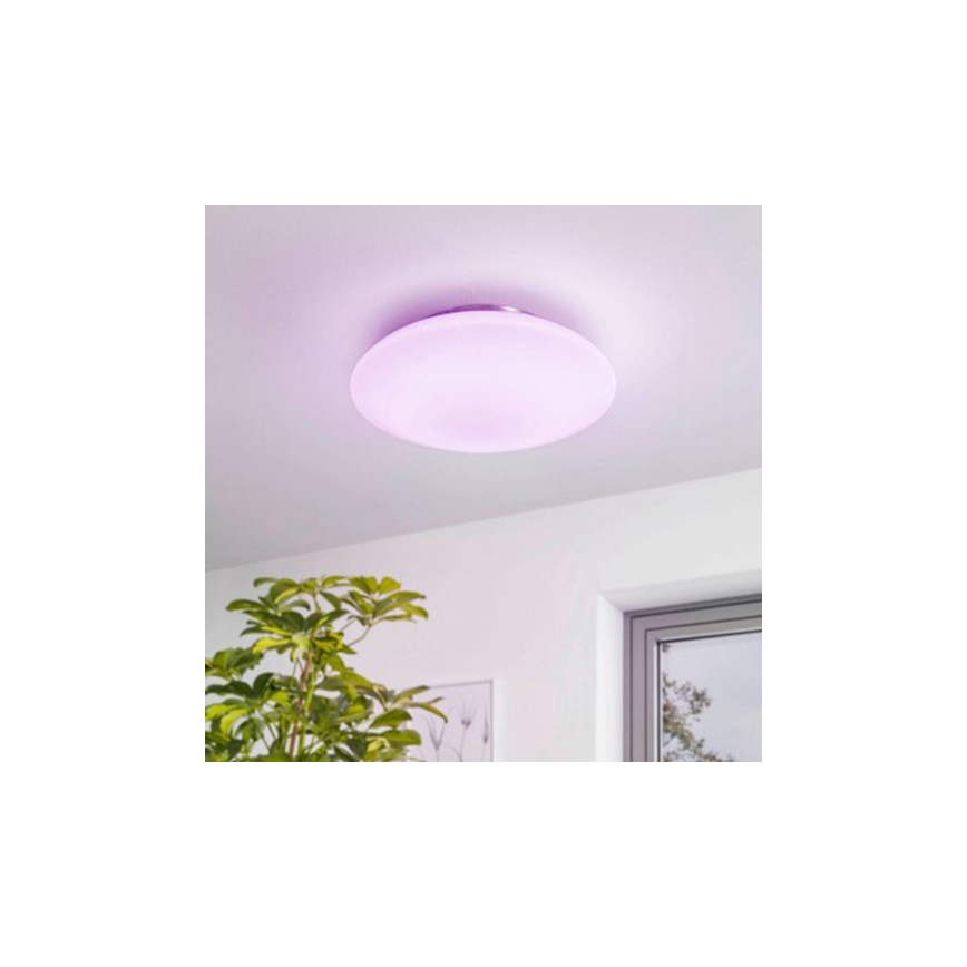 Eglo 97811 - Plafonnier LED RGB à intensité variable FRATTINA-C 1xLED/27W/230V