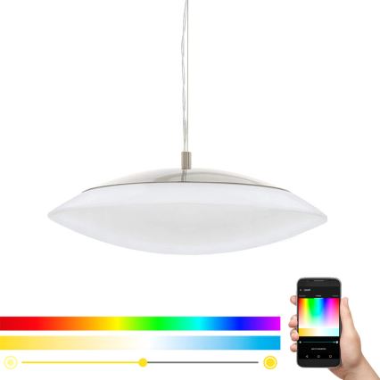 Eglo 97812 - Dimbare LED RGB Hanglamp aan een koord FRATTINA-C 1xLED/27W/230V